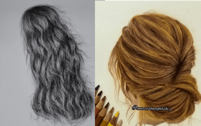 نقاشی مو